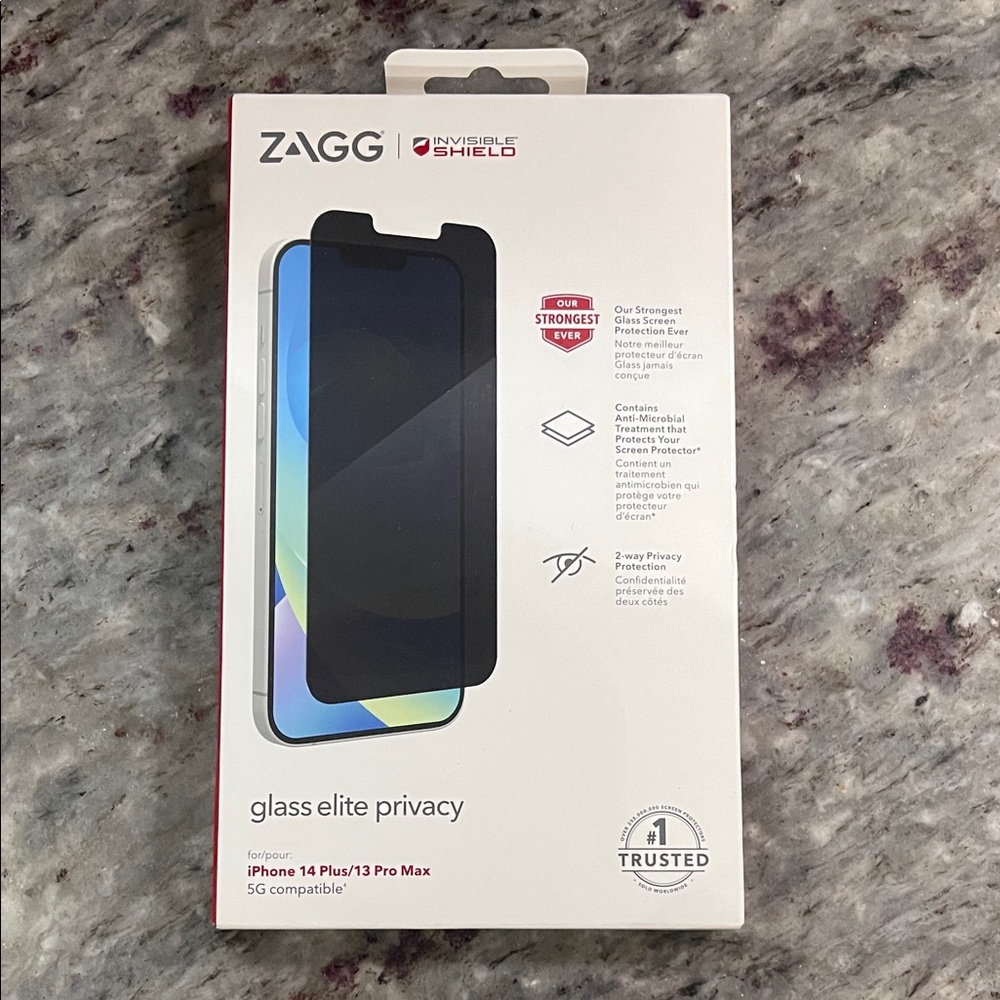 NEW ZAGG Screen Protector iPhone 14 Plus/ 13 Pro Max